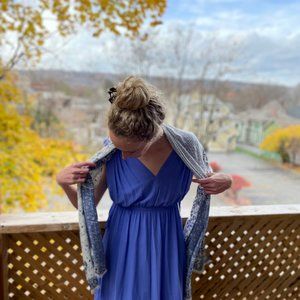 Lovely Light-Blue Anthropologie Dress